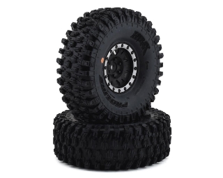 Picture of Pro-Line Hyrax 1.9" Tires w/Impulse Wheels (Black/Silver) (2) (G8) w/12mm Hex