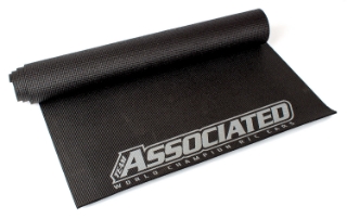 Picture of Team Associated 2018 Black Pit Mat w/Silver Lettering (60x120cm)