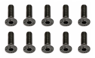 Picture of Team Associated 3x10mm Flat Head Screw (10)