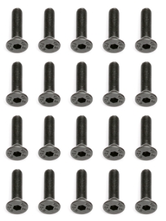 Picture of Team Associated 3x12mm Flat Head Hex Screw (20)