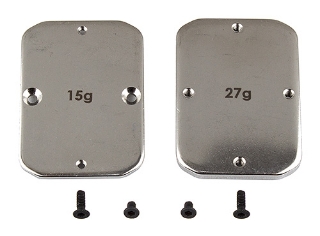 Picture of Team Associated B64 Steel Chassis Weights (15g, 27g)