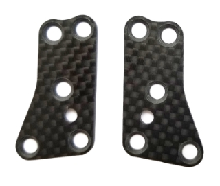 Picture of Team Associated RC8 B3.2 Carbon Fiber Front Upper Suspension Arm Inserts (2)