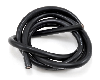 Picture of ProTek RC 8awg Black Silicone Hookup Wire (1 Meter)