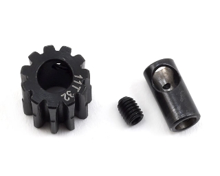 Picture of ProTek RC Steel 32P Pinion Gear w/3.17mm Reducer Sleeve (Mod .8) (5mm Bore) (11T)