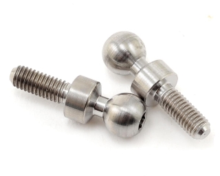 Picture of Lunsford 5.5x3x8mm "Plus 2mm" Titanium Ball Studs (2)