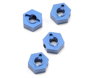 Picture of ST Racing Concepts 12mm Aluminum Hex Adapters (Blue) (4) (Slash 4x4)