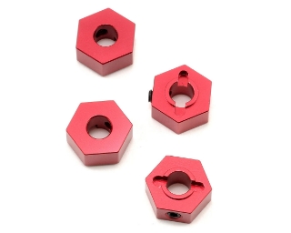 Picture of ST Racing Concepts 12mm Aluminum Hex Adapters (Red) (4) (Slash 4x4)