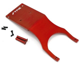 Picture of ST Racing Concepts Aluminum Front Skid Plate Set (w/steering posts) (Red)