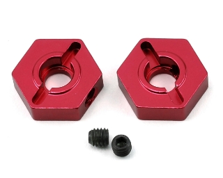 Picture of ST Racing Concepts Arrma Aluminum Front Hex Adapters (2) (Red)