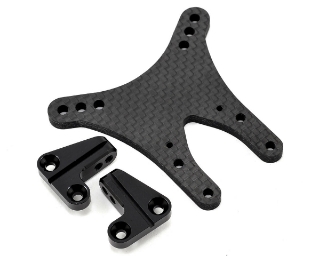 Picture of ST Racing Concepts DEX210 4mm Graphite Front Shock Tower (Black)