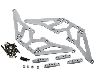Picture of ST Racing Concepts SCX10 Aluminum Chassis Lift Kit (Silver)