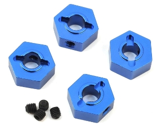 Picture of ST Racing Concepts Traxxas 4Tec 2.0 Aluminum Hex Adapters (4) (Blue)
