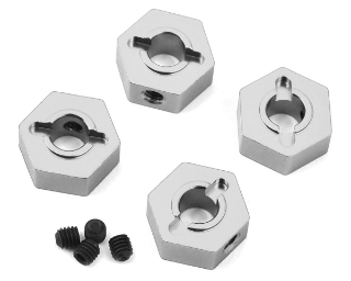 Picture of ST Racing Concepts Traxxas 4Tec 2.0 Aluminum Hex Adapters (4) (Silver)