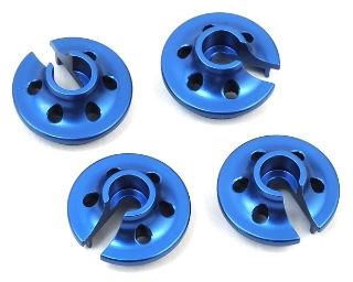 Picture of ST Racing Concepts Traxxas 4Tec 2.0 Aluminum Lower Shock Retainers (4) (Blue)