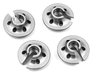 Picture of ST Racing Concepts Traxxas 4Tec 2.0 Aluminum Lower Shock Retainers (4) (Silver)