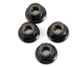 Picture of Tekno RC M5 Aluminum Serrated Flanged Locknut (Black) (4)