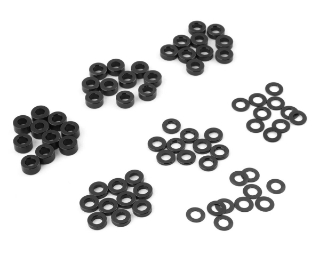 Picture of Yeah Racing 3x0.25/0.5/1.5/2/2.5/3mm Flat Washer Set (Black) (70)