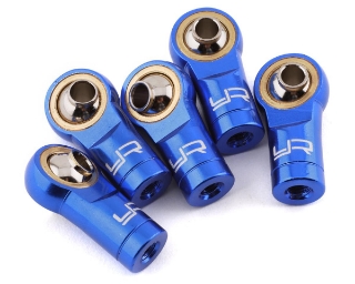 Picture of Yeah Racing 3mm Aluminum Threaded Rod Ends (Blue) (5) (Reverse Thread)