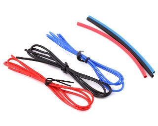 Picture of Yeah Racing 20AWG Wire Kit w/Shrink Tube (Black/Blue/Red) (3) (1.9'ea)