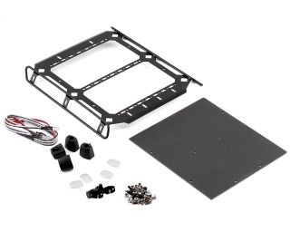 Picture of Yeah Racing Traxxas TRX-6 Mercedes Benz Aluminum & Carbon Roof Rack (Black)