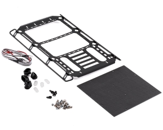 Picture of Yeah Racing Traxxas TRX-4 Mercedes Benz Aluminum & Carbon Roof Rack (Black)