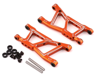 Picture of Yeah Racing HPI RS4 Aluminum Lower Rear Suspension Arms (Orange) (2)