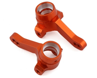 Picture of Yeah Racing HPI RS4 Aluminum Front Steering Knuckle (Orange) (2)
