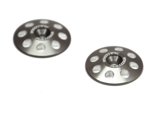 Picture of 1/8 Buggy XL Wing Buttons, 22mm (2), Gunmetal