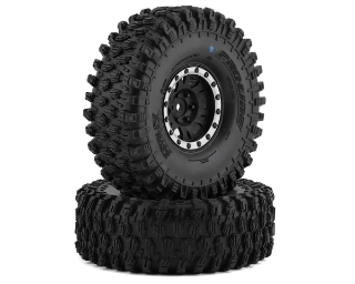 Picture of Pro-Line Hyrax 1.9" Tires w/Impulse Wheels (Black/Silver) (2) (Predator) w/12mm Hex