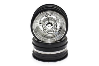 Picture of Kyosho Fazer Rostyle Sedan Wheels (2) (Chrome)