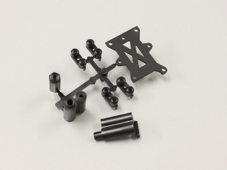 Picture of Kyosho Plastic Fuel Tank Stay & Servo Tray Parts Set (TKI3/TKI4)