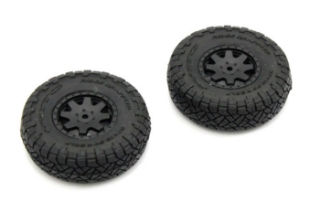 Picture of Kyosho MX-01 Toyota 4Runner Pre-Mounted Tire & Wheel (2)