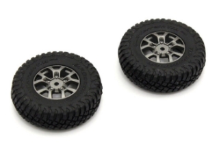 Picture of Kyosho MX-01 Suzuki Jimmy Pre-Mounted Tire & Wheels (2)