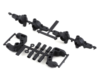 Picture of Team Associated RC10B6.4 -1mm Scrub Caster & Steering Blocks (Carbon)