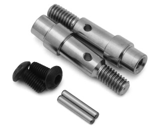 Picture of Team Associated RC10B6 Factory Team Titanium Hex Adapter Front Axles (2)