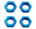 Picture of Team Associated 17mm Aluminum Serrated Wheel Hex Nut (Blue) (4)