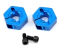 Picture of Team Associated 12mm Aluminum Front Clamping Wheel Hex Set (Blue) (2)