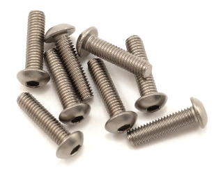 Picture of Kyosho 3x12mm Titanium Button Head Hex Screw (8)