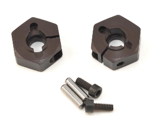 Picture of Kyosho Wide Clamping Wheel Hub Set (Gunmetal) (2)