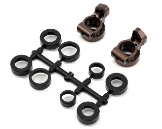 Picture of Kyosho V2 0° Aluminum Rear Hub Carrier Set (Gunmetal)