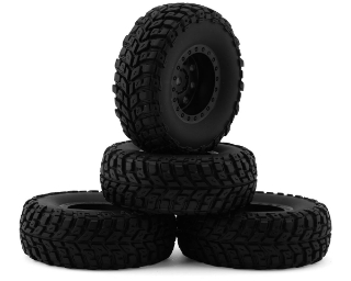 Picture of Element RC Enduro12 Wheels & Tires (Black) (4)