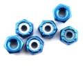 Picture of Team Associated 8/32 Aluminum Locknut (Blue Anodized) (6)