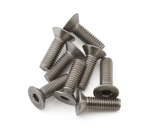 Picture of Mugen Seiki 3x10mm SJG Titanium Flat Head Screws (8)