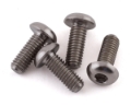 Picture of ProTek RC 3x8mm "Grade 5" Titanium Button Head Hex Screw (4)