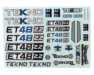 Picture of Tekno RC ET48 2.2 Decal Sheet