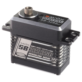 Picture of High Torque, High Voltage Brushless Servo, Black, 0.055sec/763.8oz@8.4V