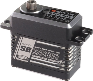 Picture of High Torque, High Voltage Brushless Servo, Black, 0.07sec/555oz@7.4V