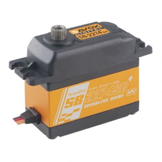 Picture of High Voltage Brushless Digital Servo with Soft Start, 0.080sec / 347.2oz @ 7.4V