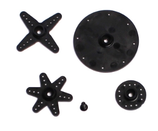 Picture of Plastic Standard Servo Horn Set, for Metal Gear Servos, 25 Tooth