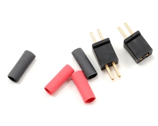 Picture of Deans Micro Plug 2NB Black Non-Polarized Connector (Reversible)